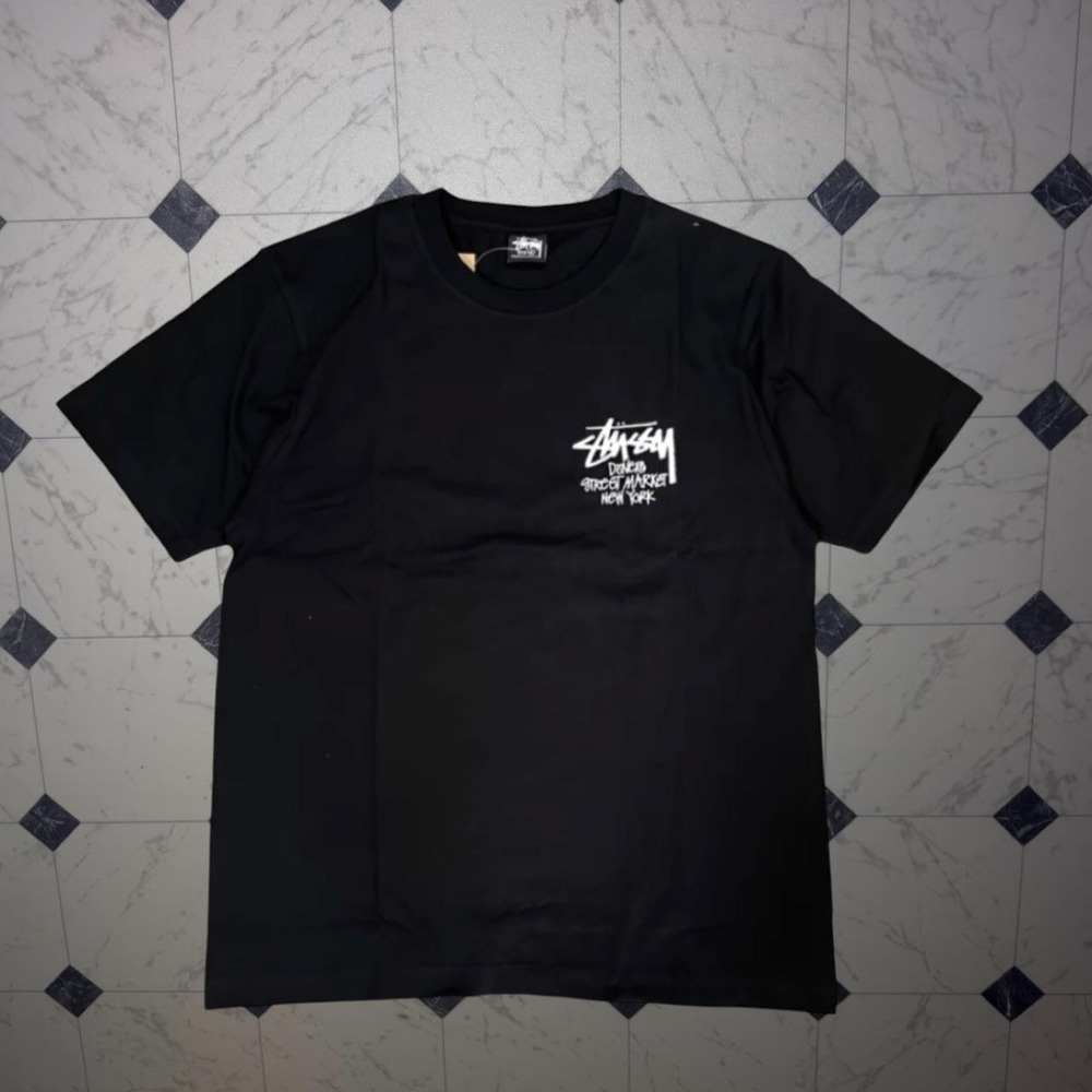 Stussy x Dover Street Market NY Black Tee Size XL - Picture 2 of 2